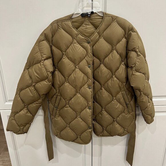 rag & bone Quilted Brown Jacket - Picture 1 of 6